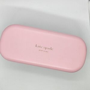 Kate Spade Sunglasses Case Pink & Green Hard Clam Shell Glasses